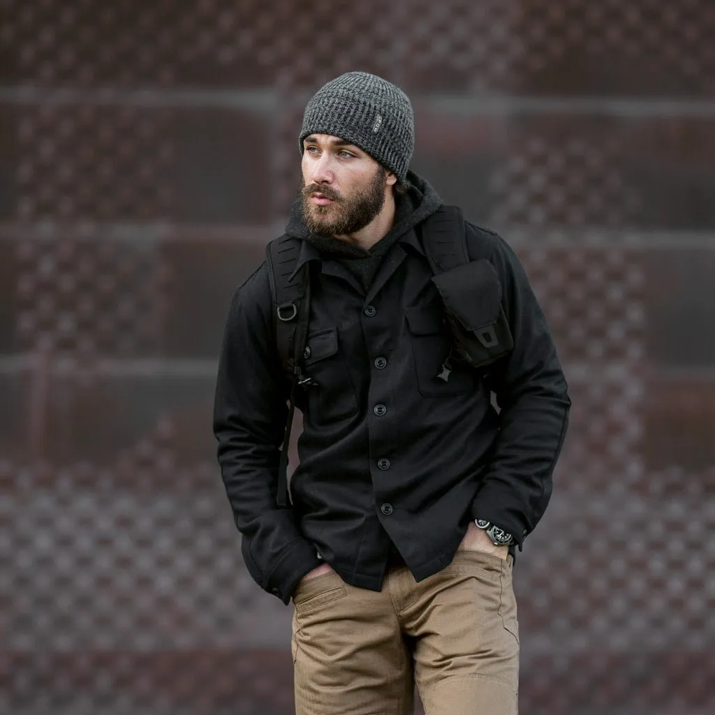 DRB Woodsman Shirt - Black Solid