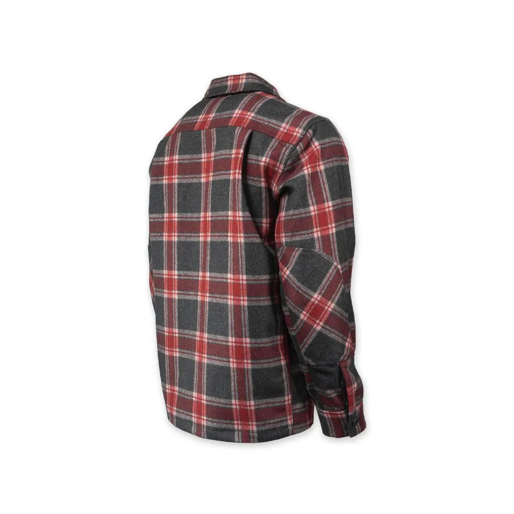 DRB Woodsman Shirt - Red Plaid Techwool