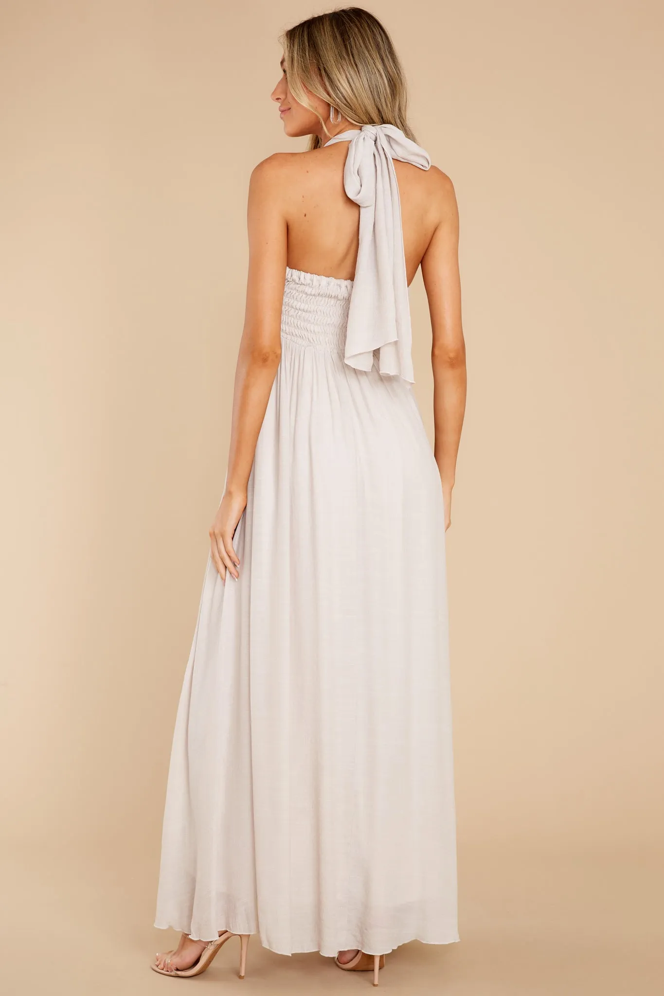 Dream Of You Beige Maxi Dress