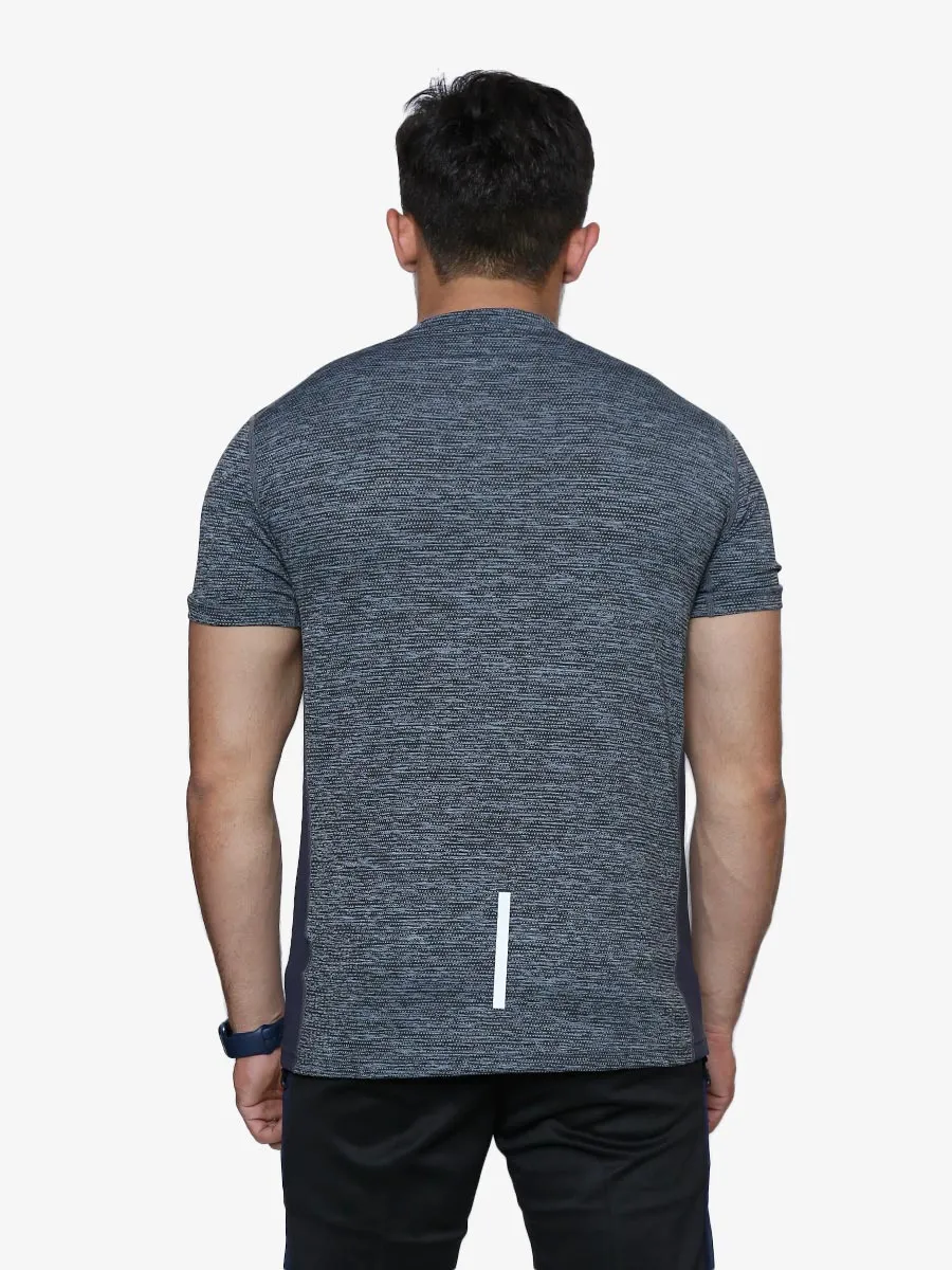 Duo Coast - T-Shirt - 1301 - Dark Heather Grey / Black