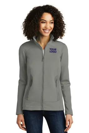 Eddie Bauer Ladies Highpoint Custom Fleece Jackets, Metal Grey