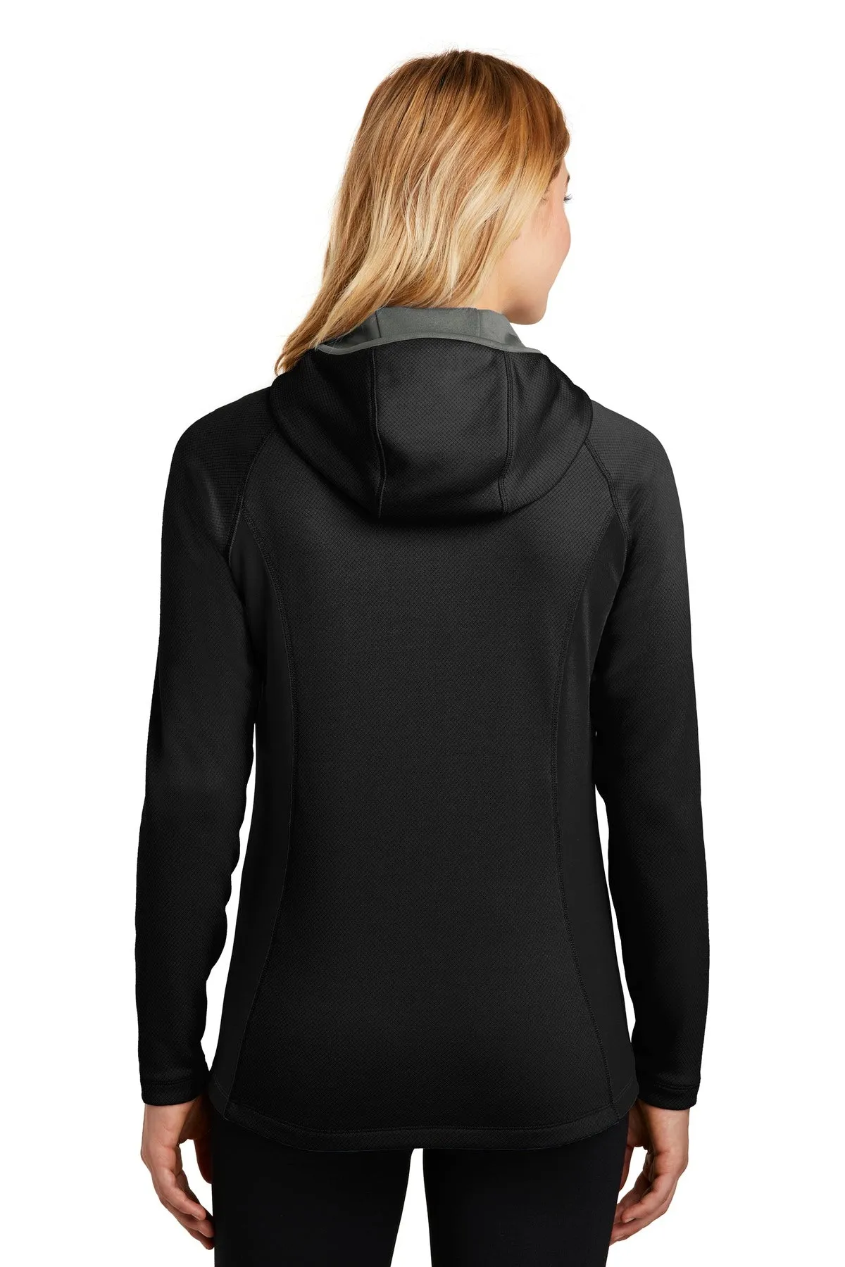 Eddie Bauer ® Ladies Sport Hooded Full-Zip Fleece Jacket. EB245