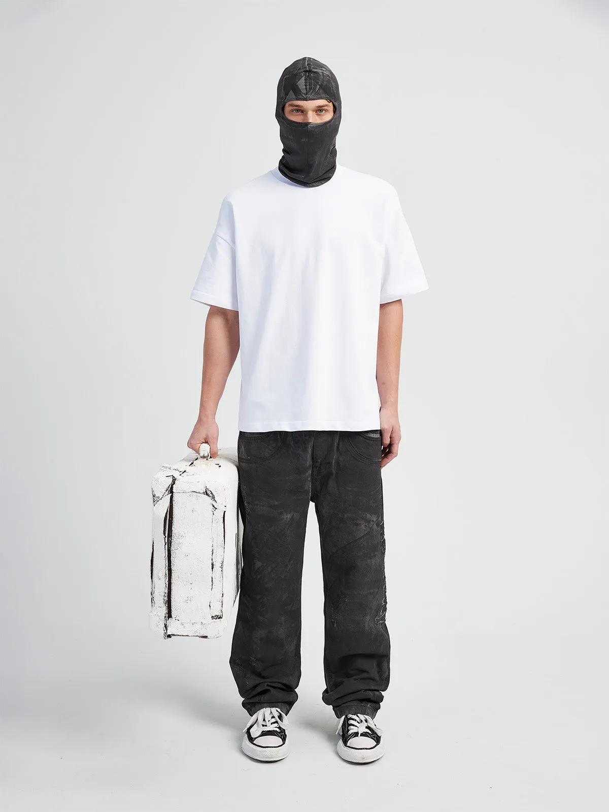 ERA BALACLAVA - GREY PAINTED BLACK