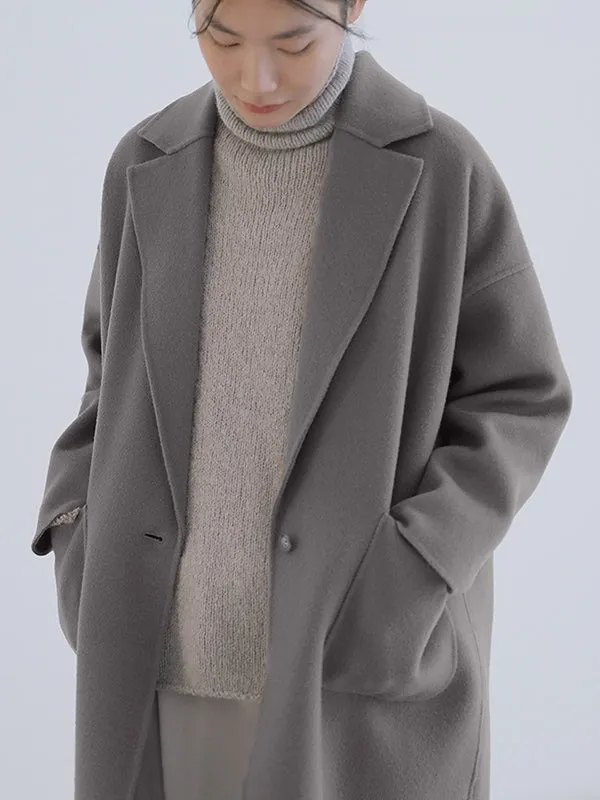 Evam Eva Tailored Coat Otter Gray