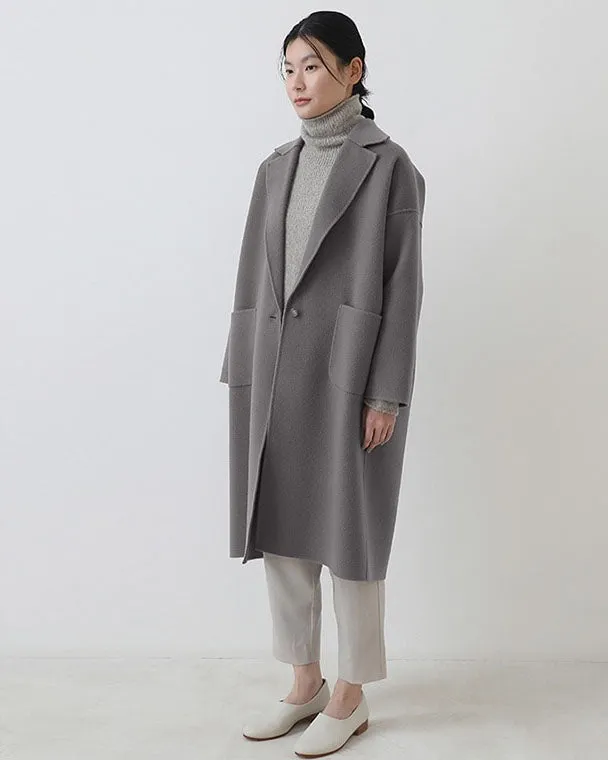 Evam Eva Tailored Coat Otter Gray