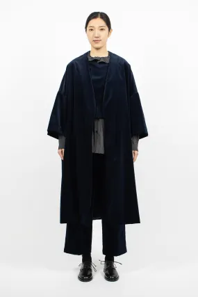 Evening Velvet Coat Black Navy