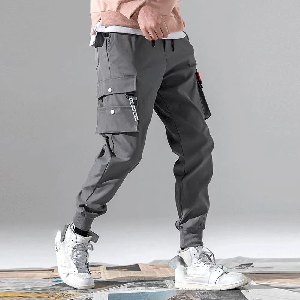 Funki Buys | Pants | Men's Casual Loose Fit Jogger Cargo Pants