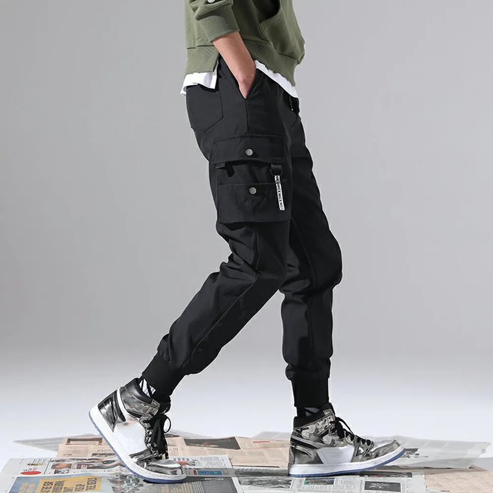 Funki Buys | Pants | Men's Casual Loose Fit Jogger Cargo Pants