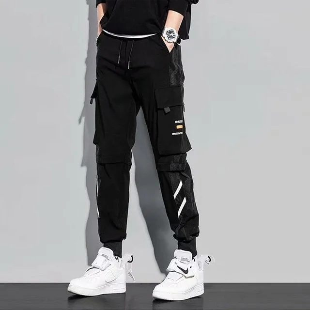 Funki Buys | Pants | Men's Slim Fit Casual Cargo Pants | Joggers