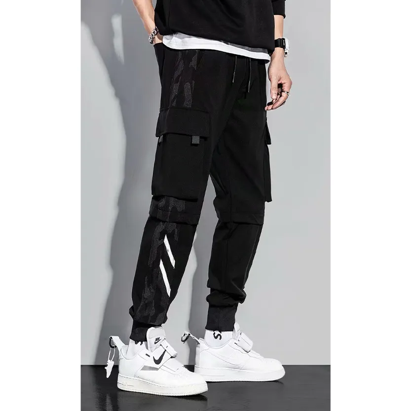 Funki Buys | Pants | Men's Slim Fit Casual Cargo Pants | Joggers