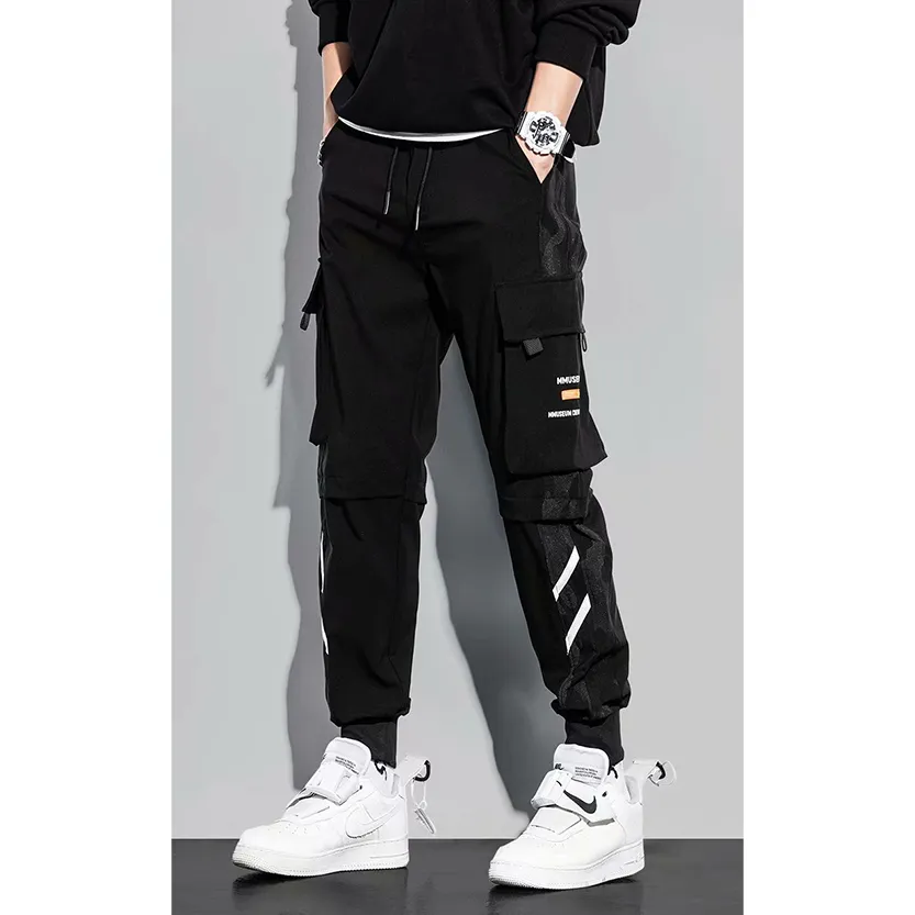 Funki Buys | Pants | Men's Slim Fit Casual Cargo Pants | Joggers