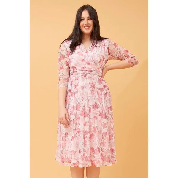 GRACE FLORAL MIDI DRESS