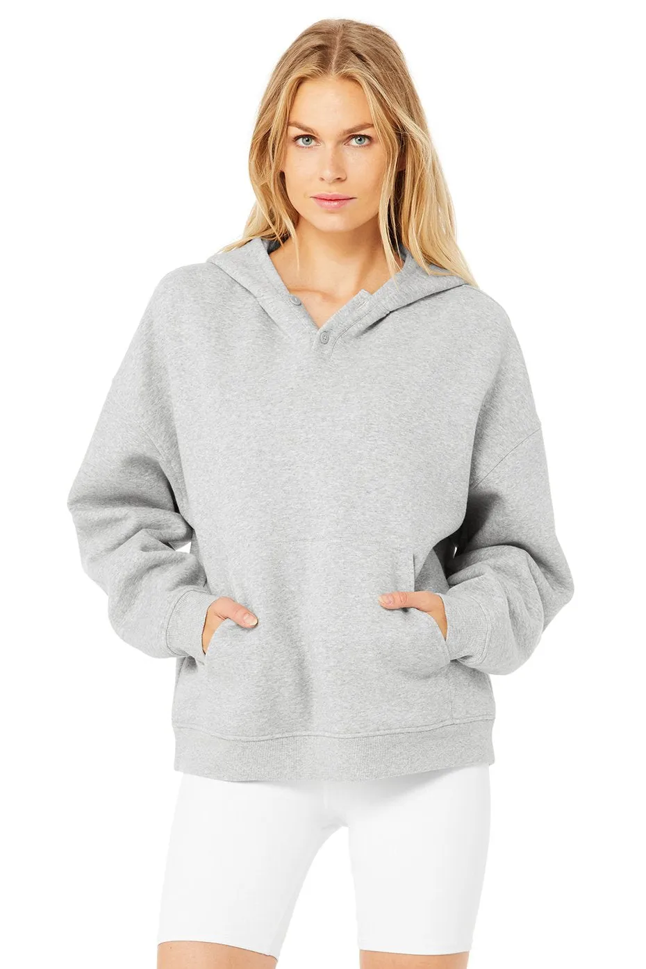 Gratify Hoodie - Dove Grey Heather