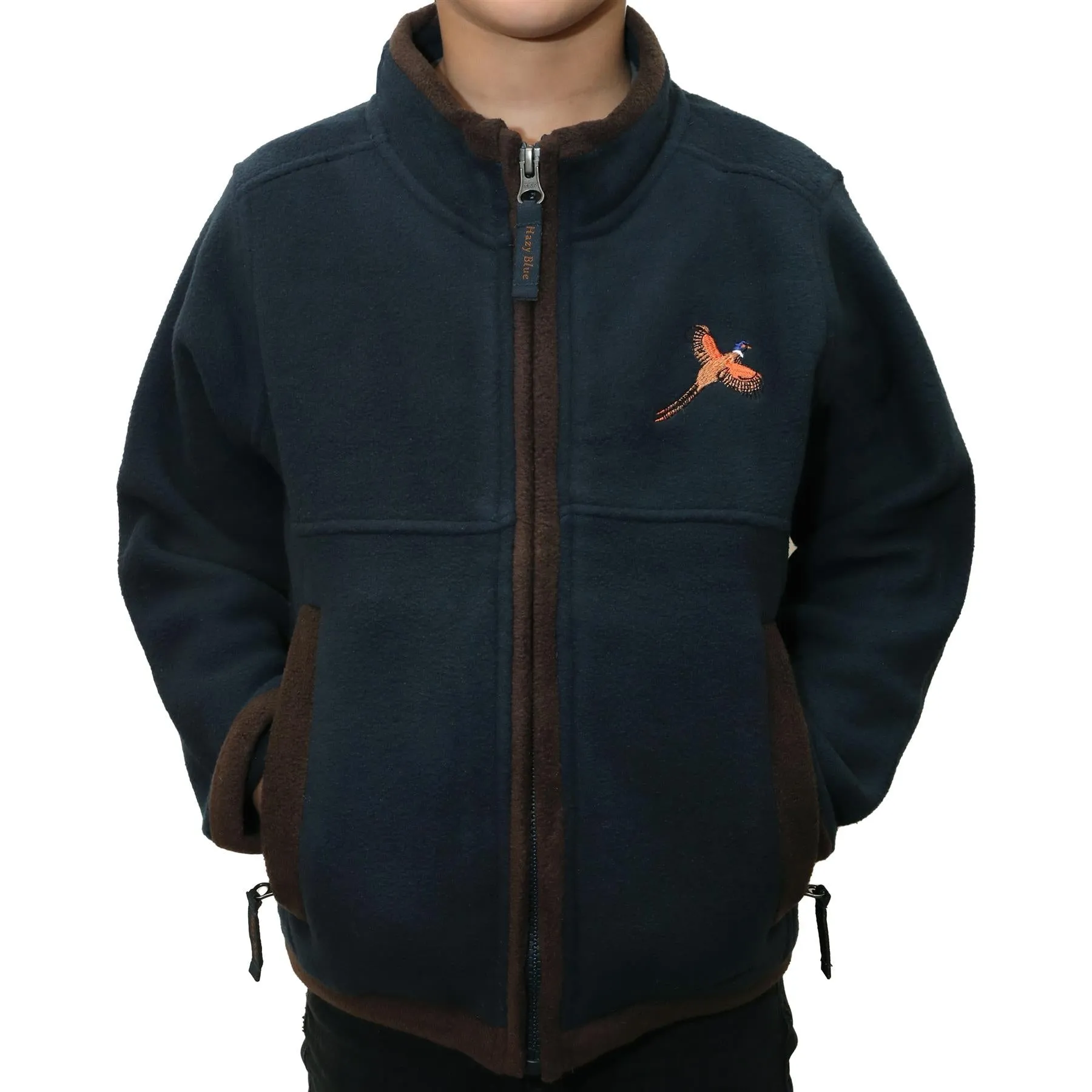 Hazy Blue Denver Childrens Full Zip Fleece Jacket