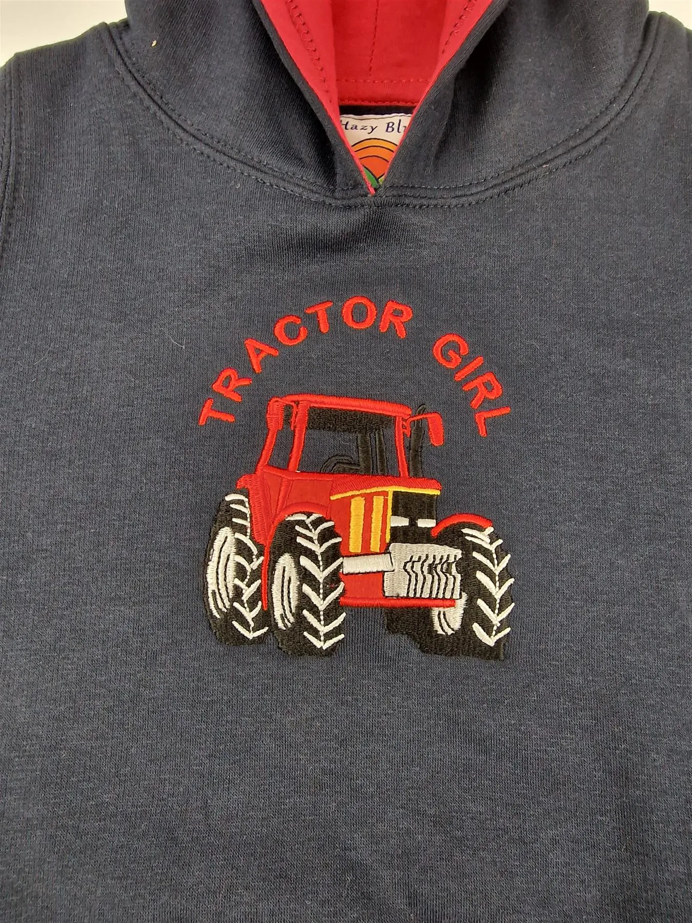 Hazy Blue Roxy Tractor Girl Hoodies