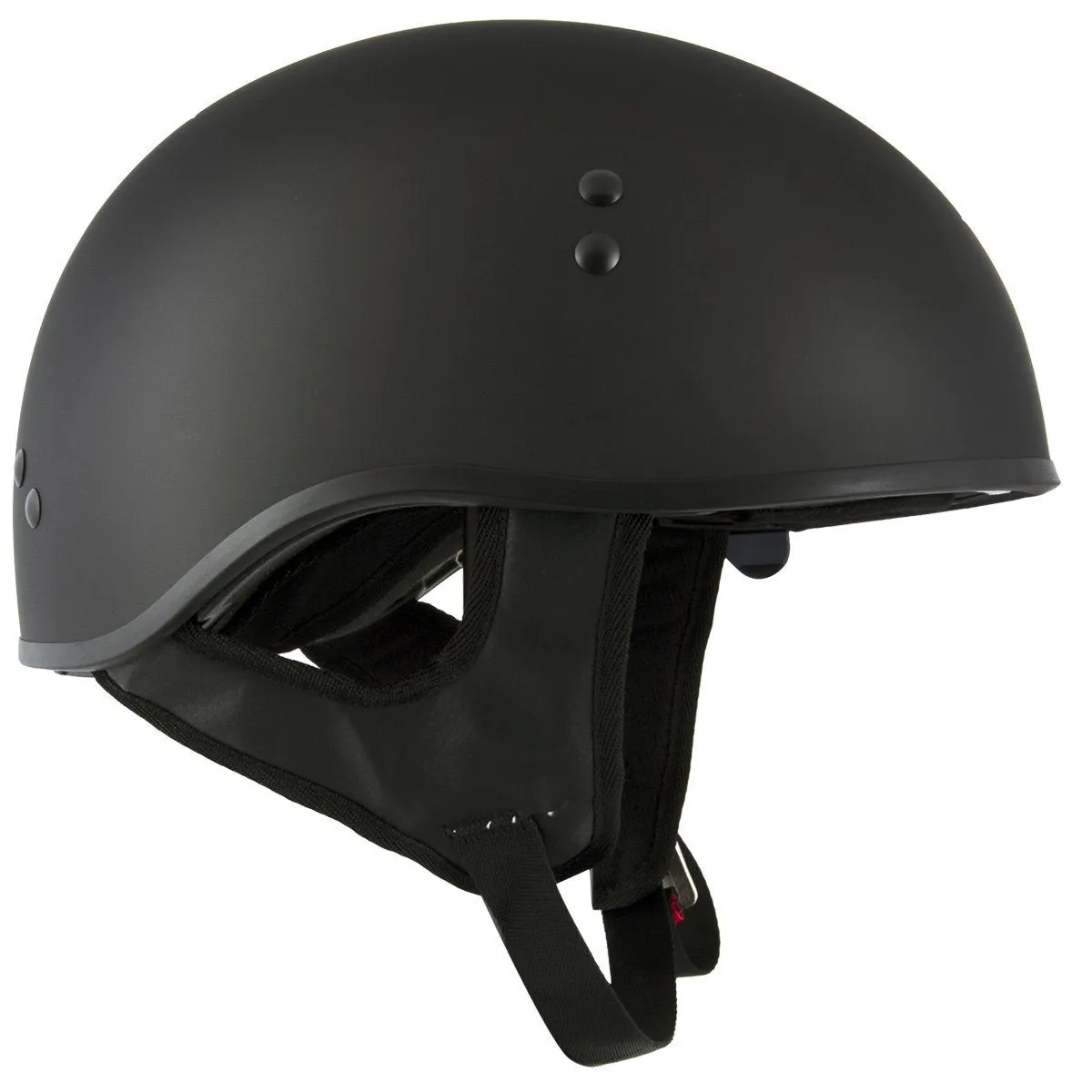 Hot Leathers T72 'Black Widow' Flat Black DOT Helmet with MP7922FMSET Heated Balaclava Bundle