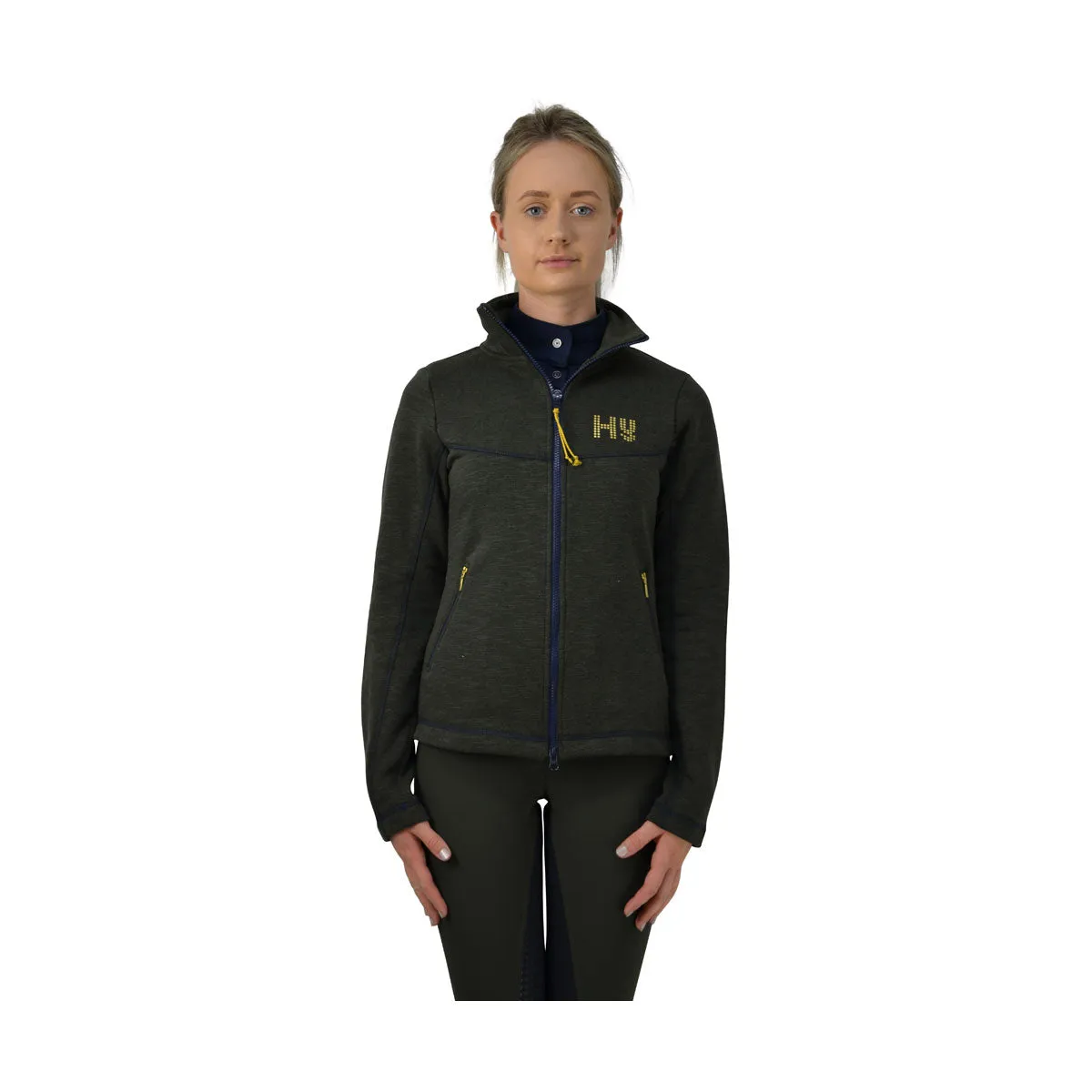 hyfashion edinburgh ladies jacket   olive green/midnight navy