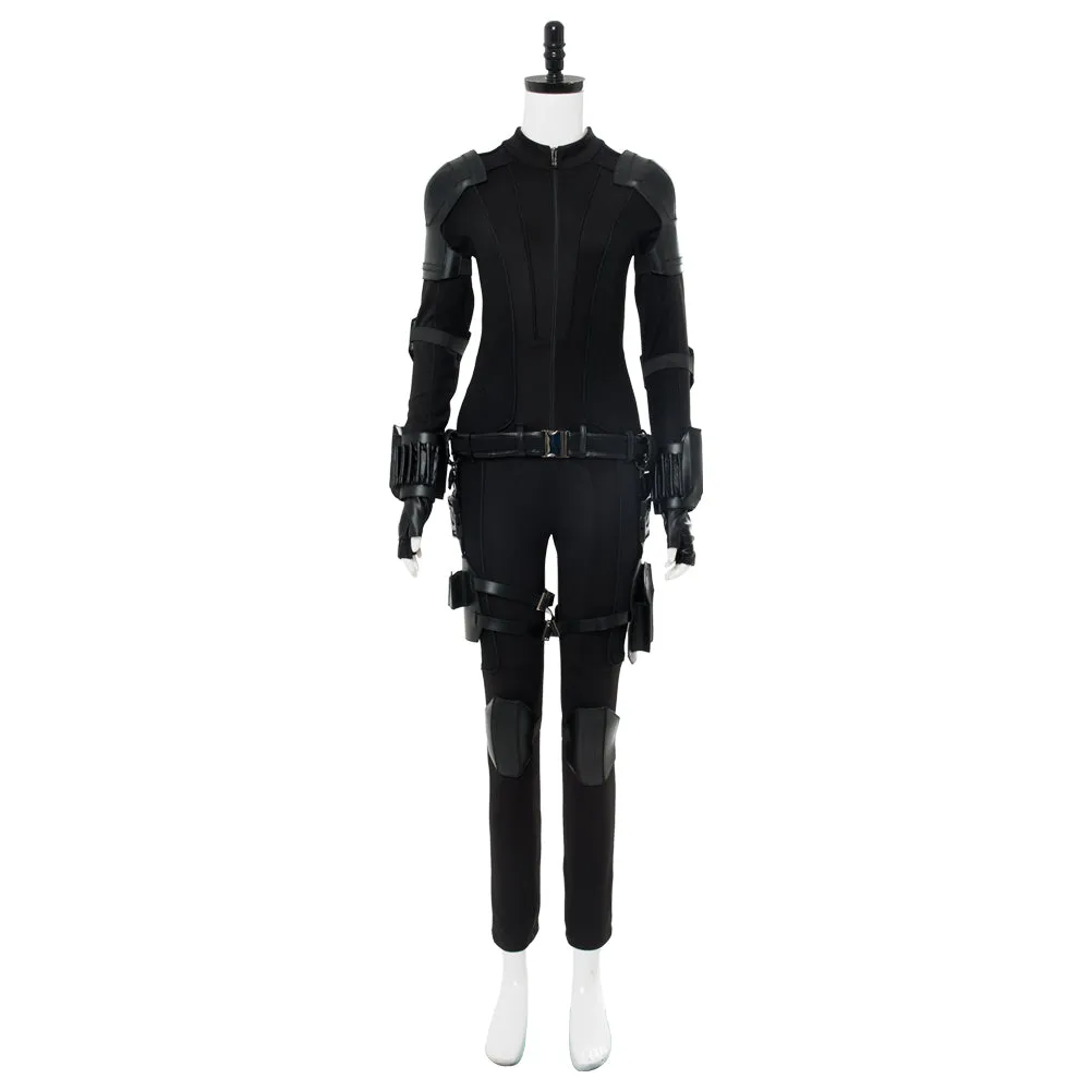 Infinity War Black Widow Natasha Romanoff Outfit Cosplay Costume whole set