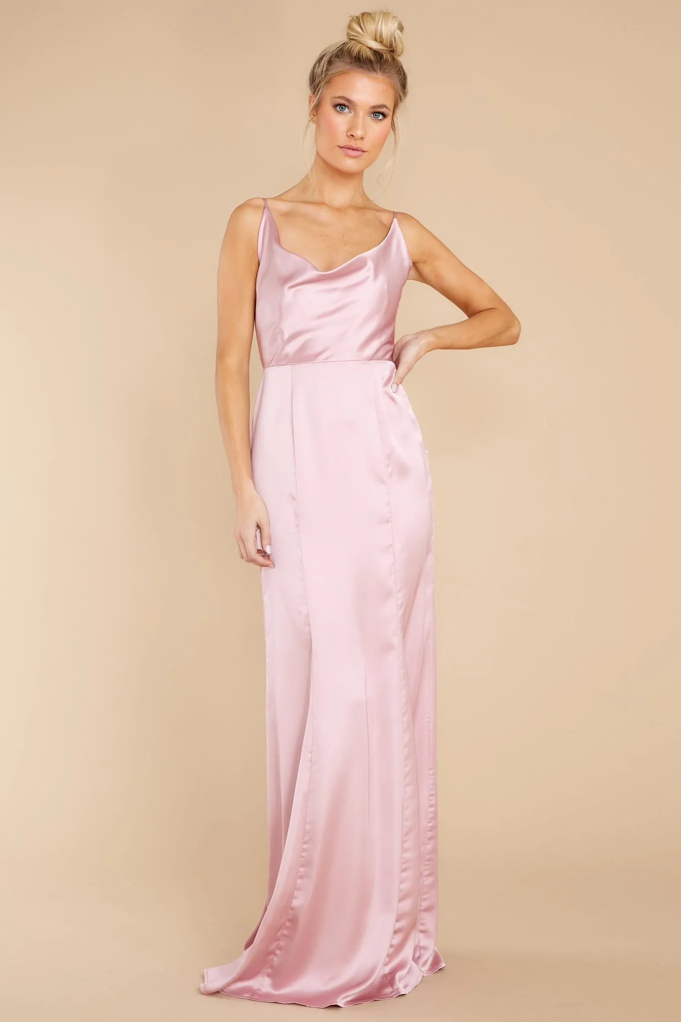 Inner Radiance Dusty Rose Maxi Dress