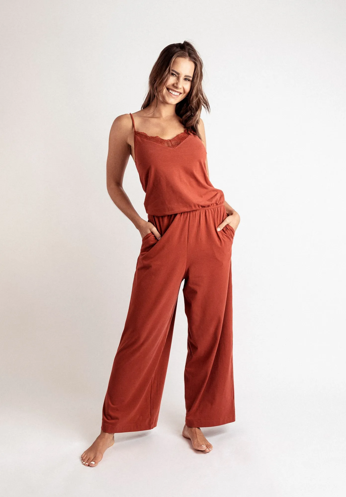 Jumpsuit OLEANDRO Chili