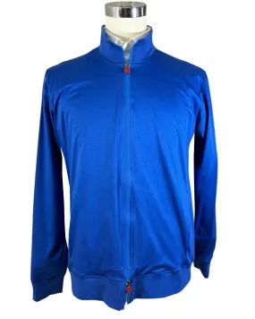 Kiton Jacket Royal Blue Activewear Full Zip Coat EU 50 / M