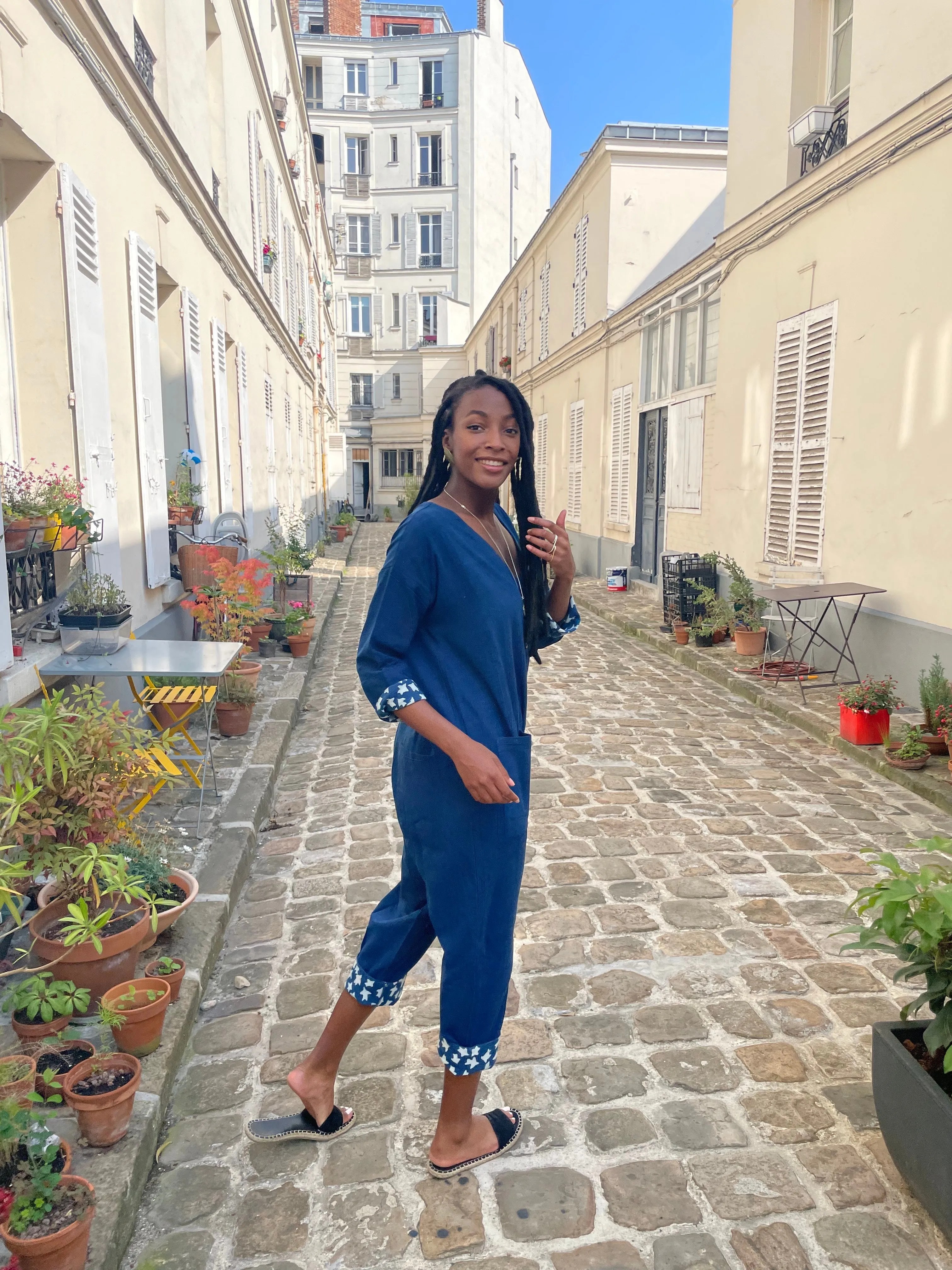 Liberté Indigo Jumpsuit (S-L)