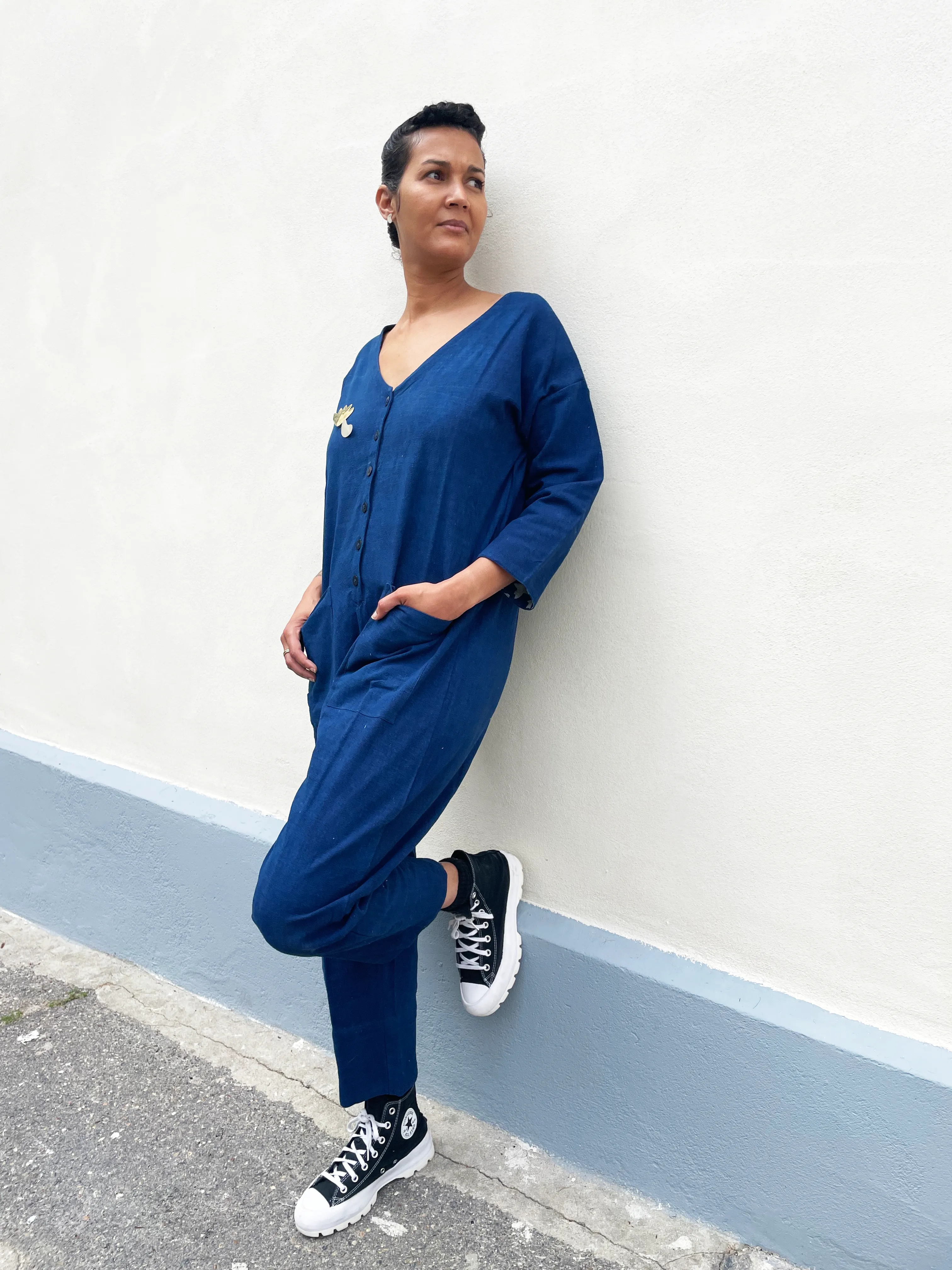 Liberté Indigo Jumpsuit (S-L)