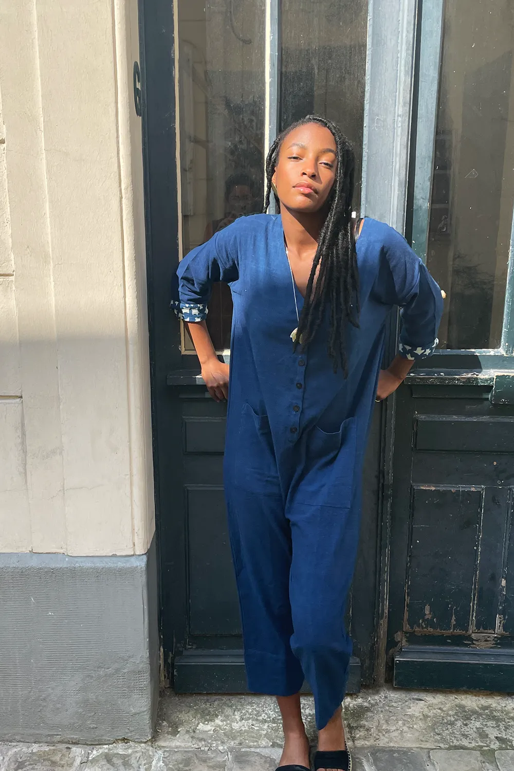 Liberté Indigo Jumpsuit (S-L)