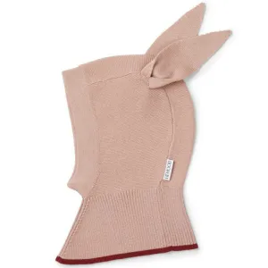 Liewood, Sirius Knit Balaclava Kids Hat, Rabbit Rose