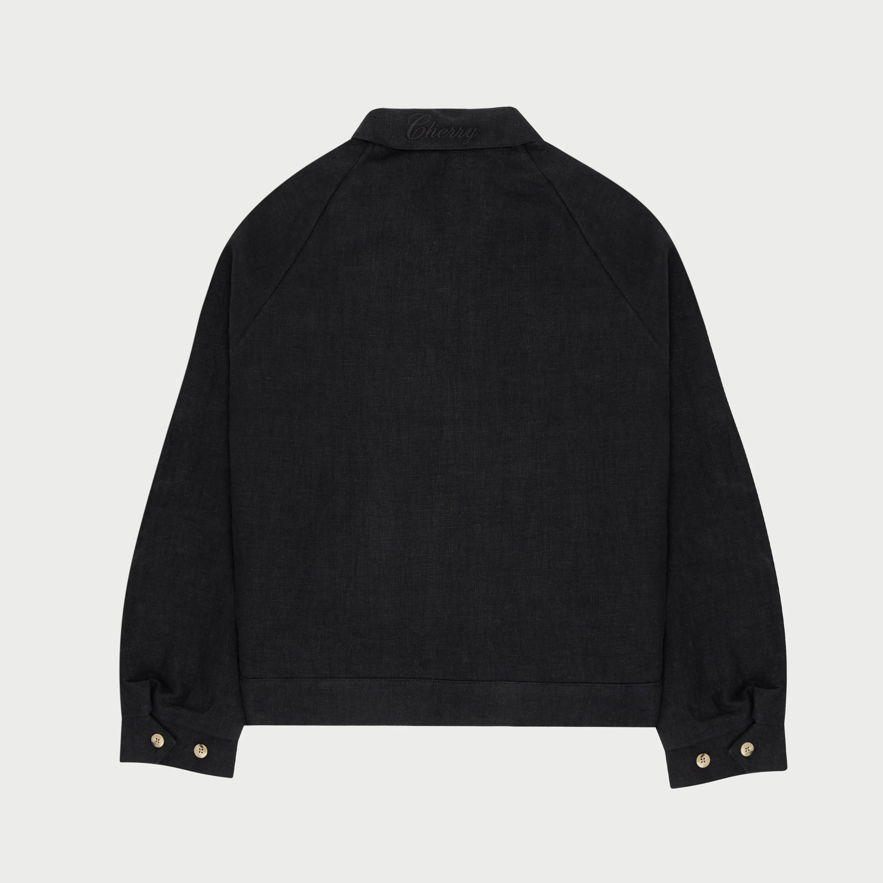 Linen Racing Jacket (Black)