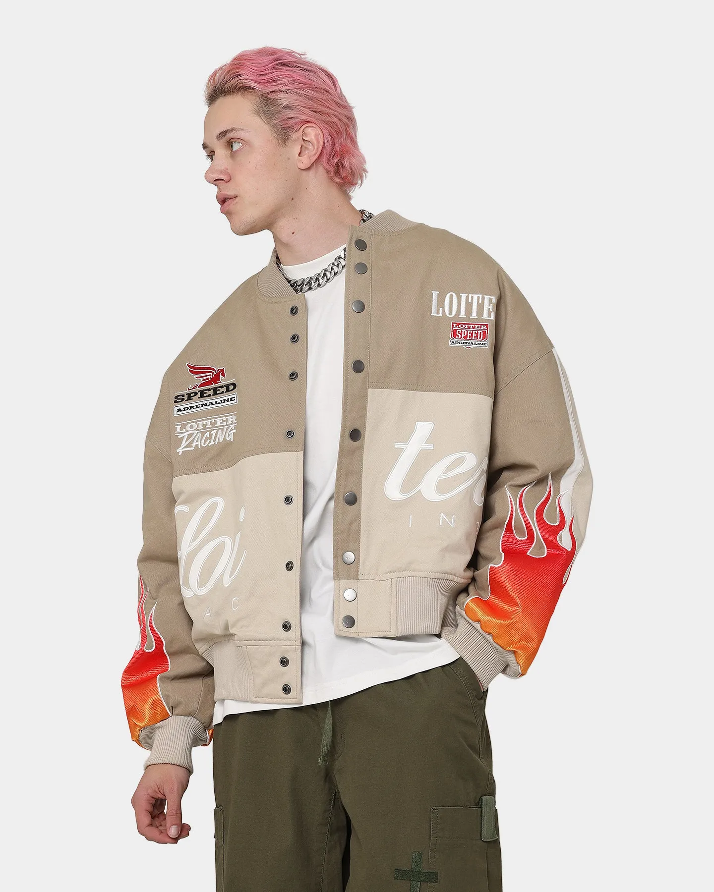 Loiter Daytona Motor Jacket Beige