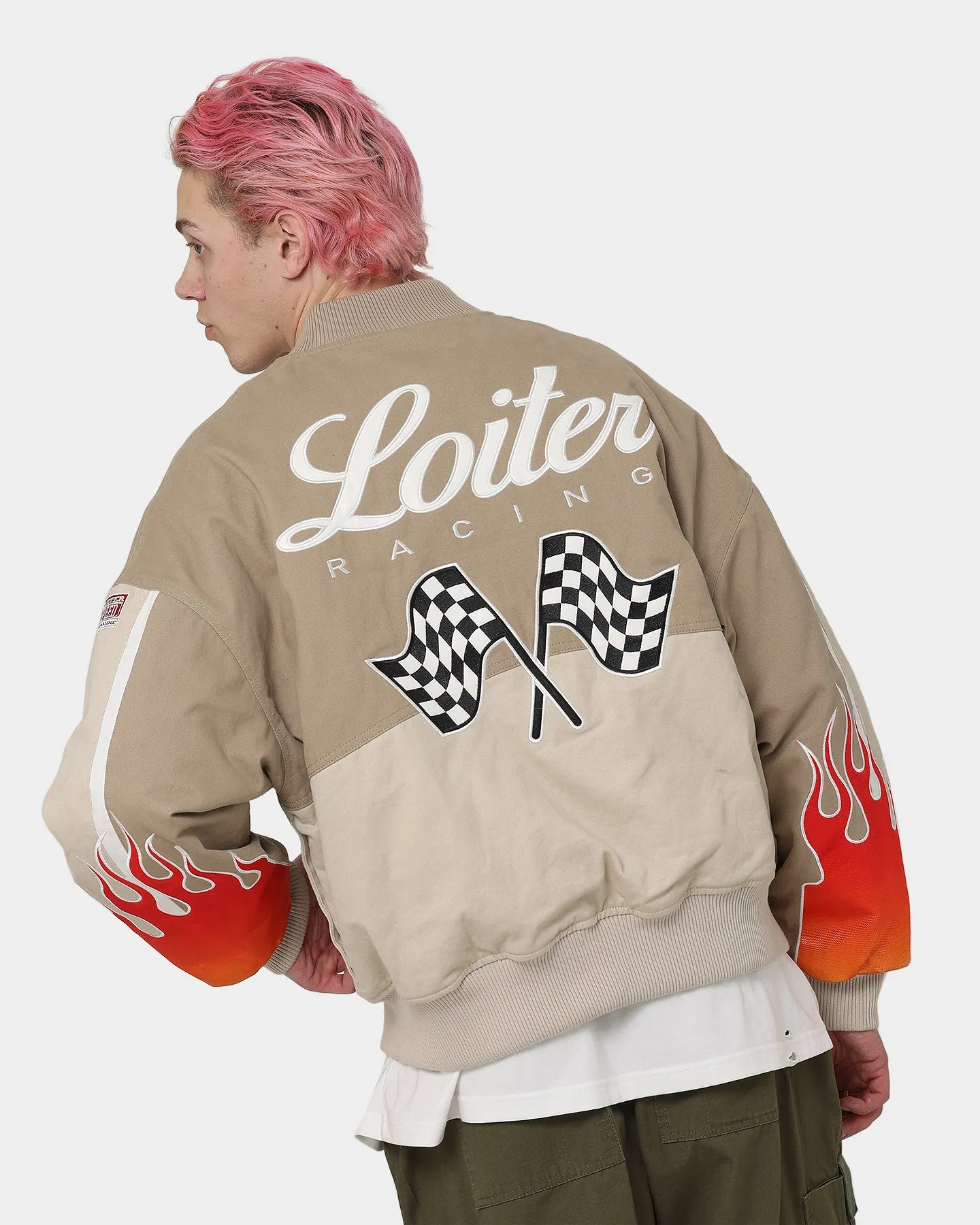 Loiter Daytona Motor Jacket Beige