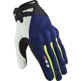 Ls2 Dart 2 Man Gloves Blue H-V Yellow