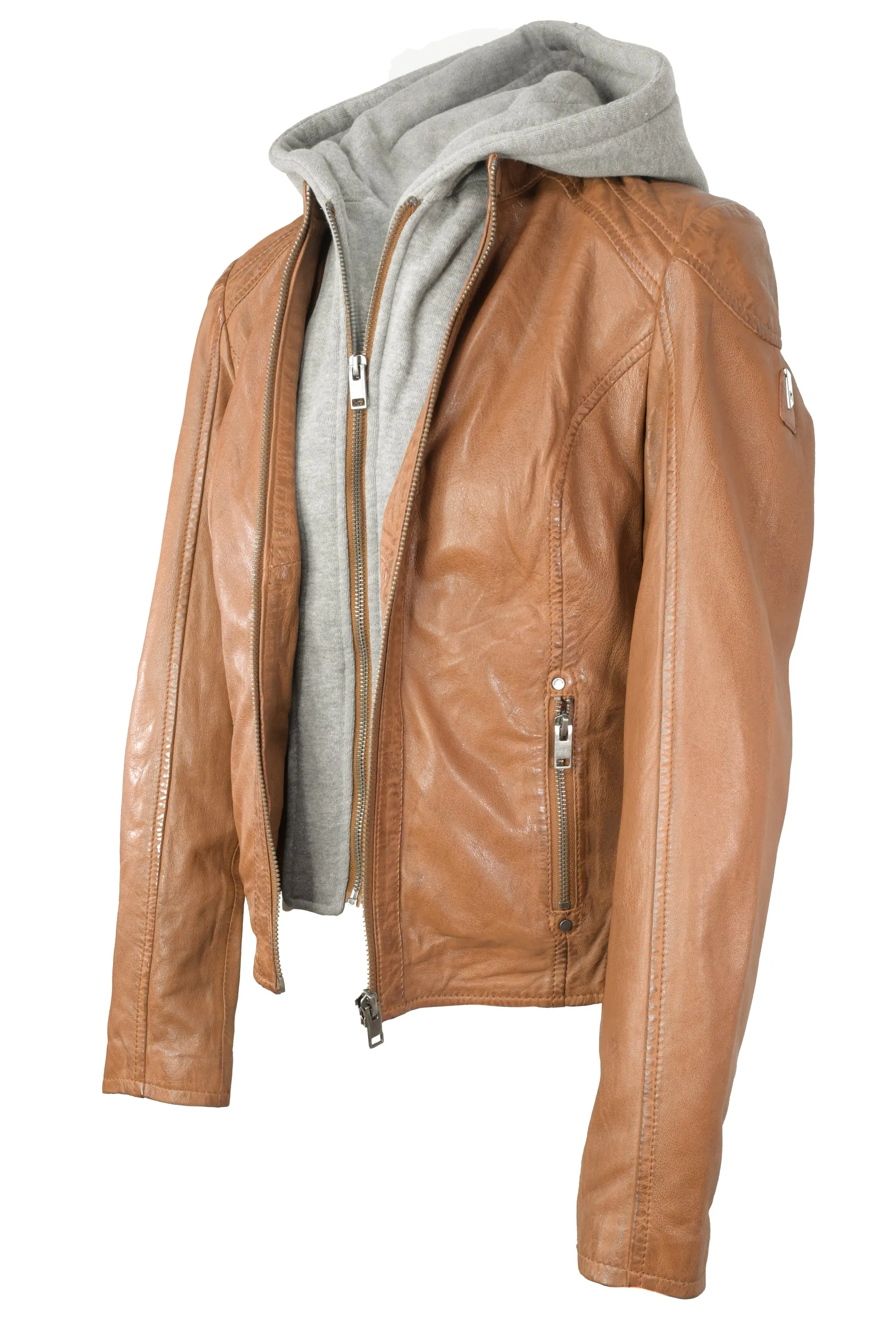 Mauritius Allice Ladies Leather Jacket Cognac