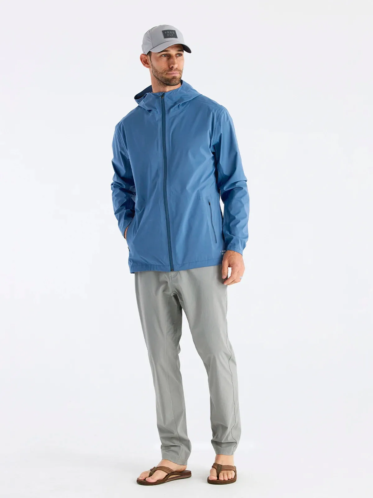 Men's Cloudshield Rain Jacket - Heron Blue