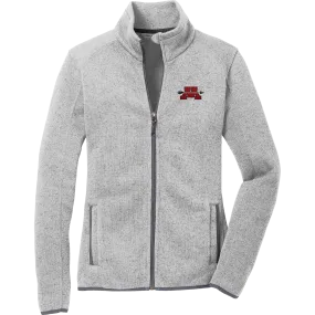 Mercer Arrows Ladies Sweater Fleece Jacket