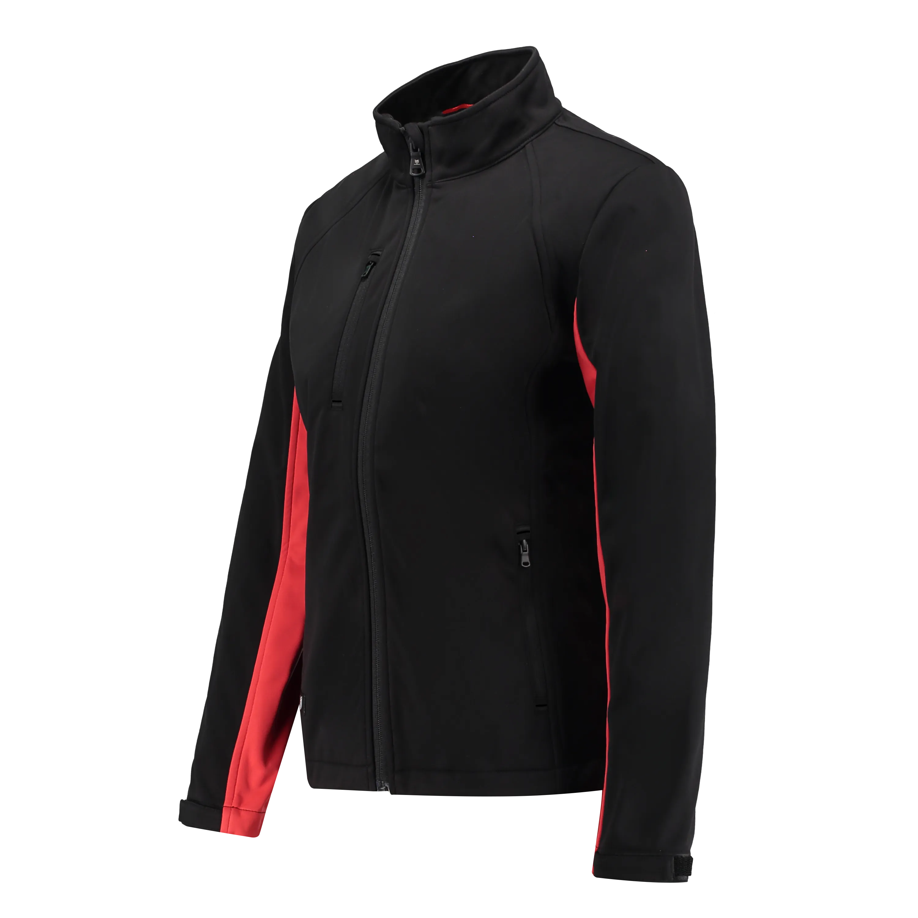 Monarch Black/Red Women's Softshell Jacket