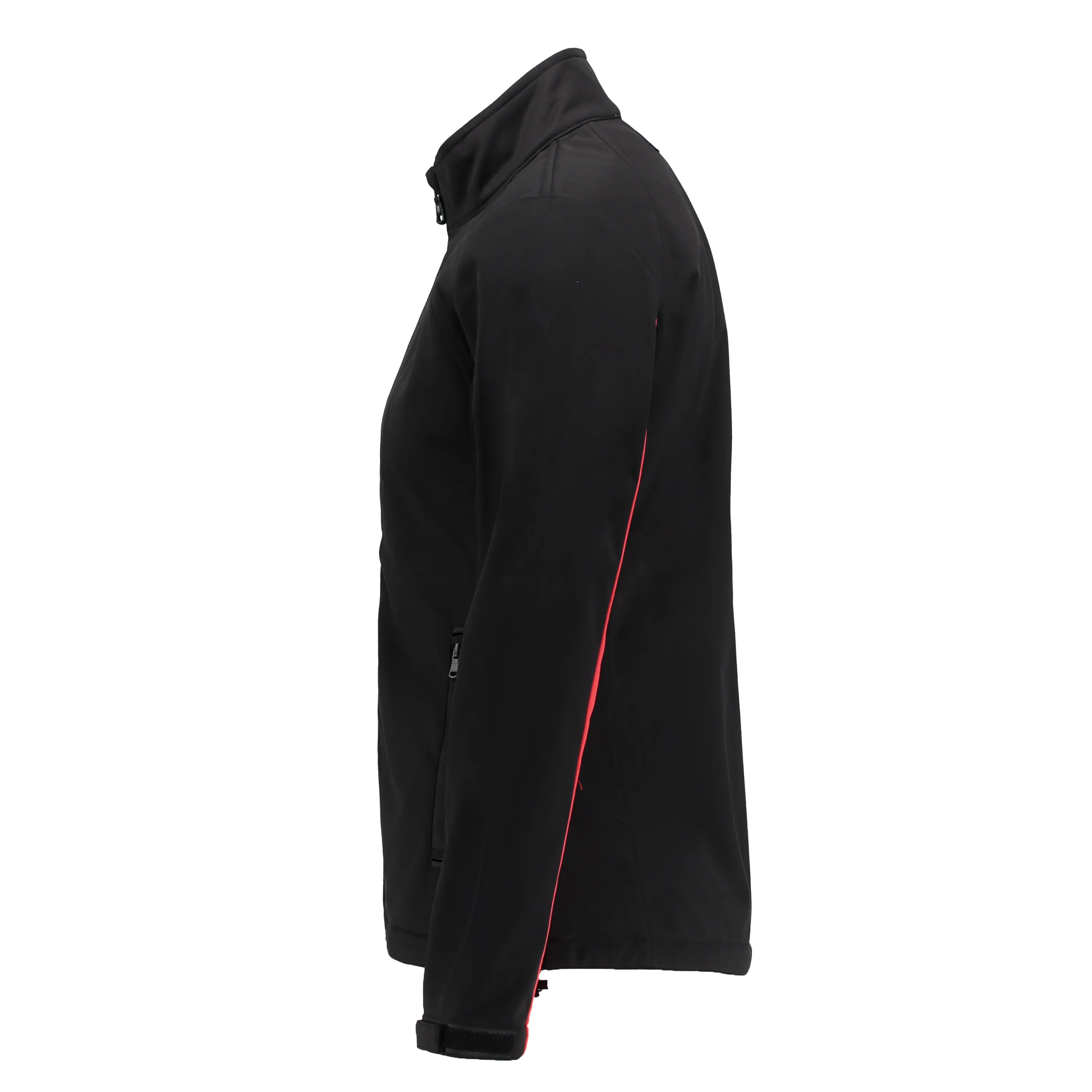 Monarch Black/Red Women's Softshell Jacket