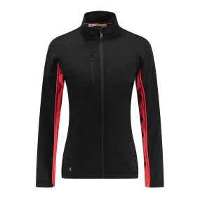 Monarch Black/Red Women's Softshell Jacket