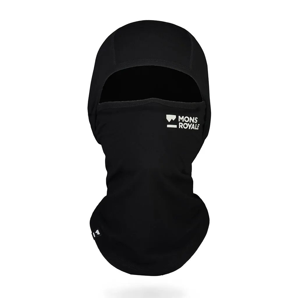 Mons Royale Santa Rosa Hinge Balaclava - Black