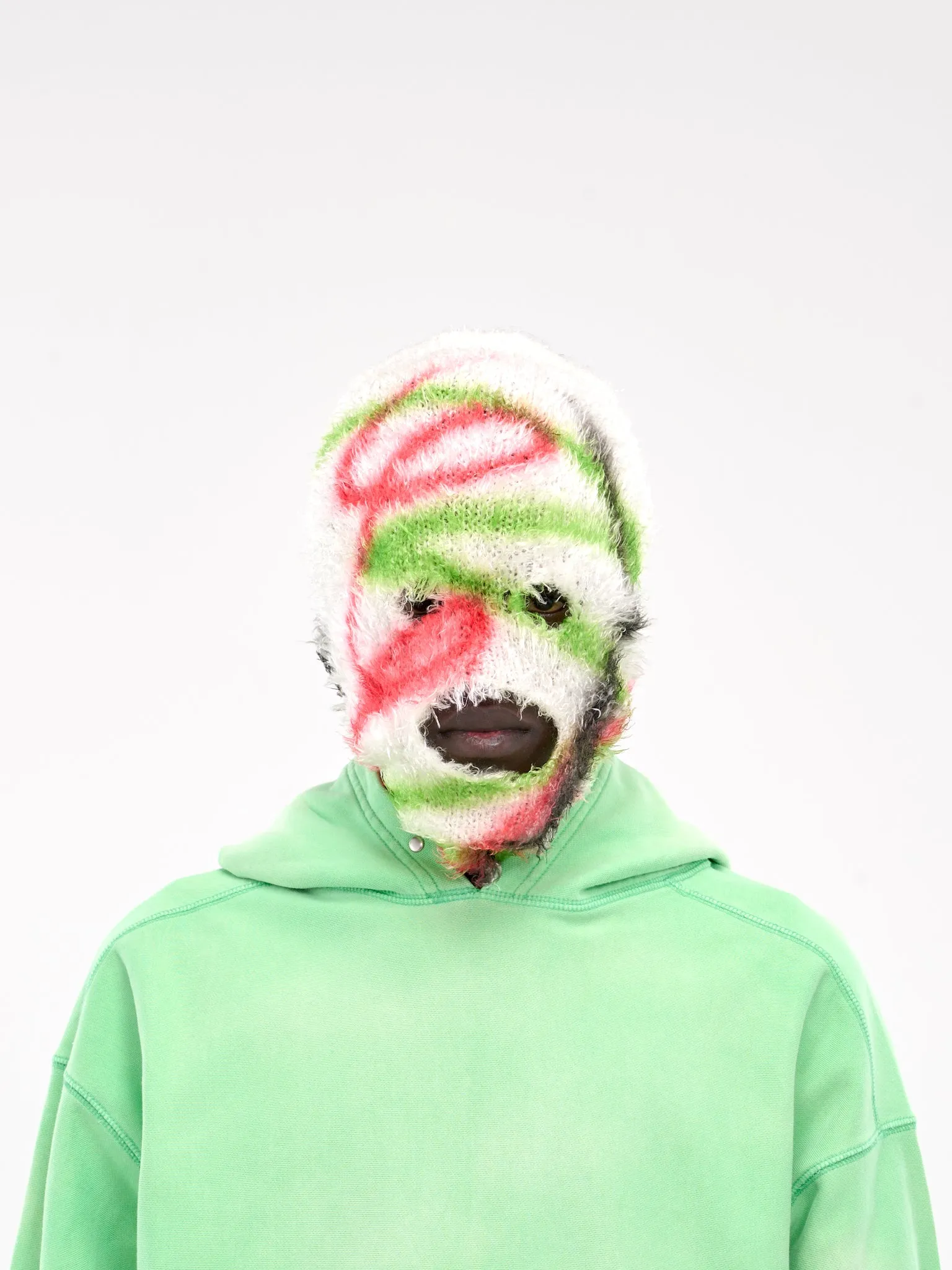 Monster Painting Knit Mask (HB-AC-1260-GREEN-RED)