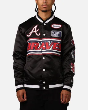 New Era Atlanta Braves 2024 Rally Drive Jacket Black/White