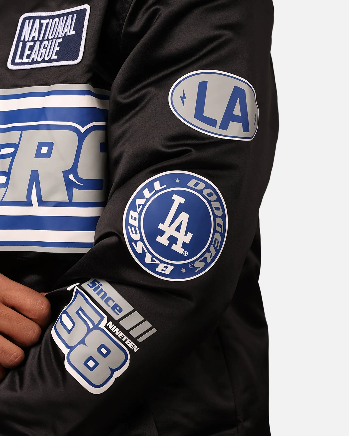 New Era Los Angeles Dodgers 2024 Rally Drive Jacket Black/White