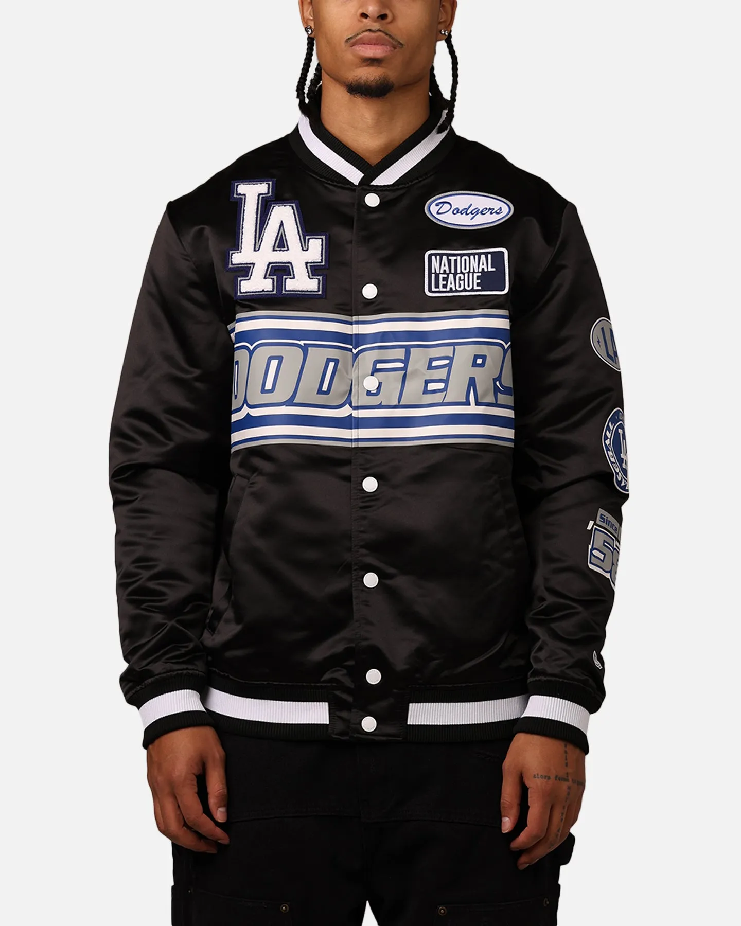 New Era Los Angeles Dodgers 2024 Rally Drive Jacket Black/White