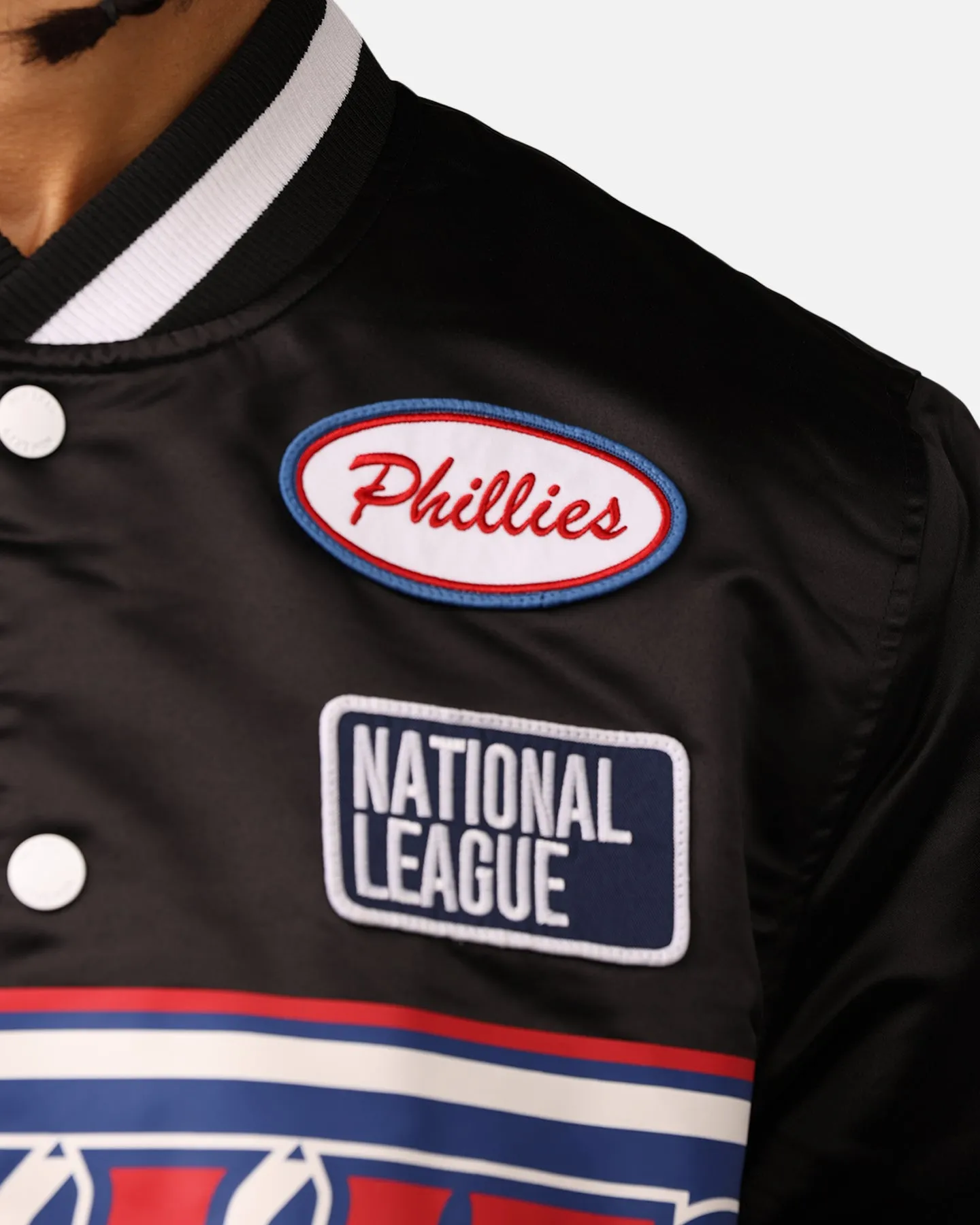 New Era Philadelphia Phillies 2024 Rally Drive Jacket Black/White