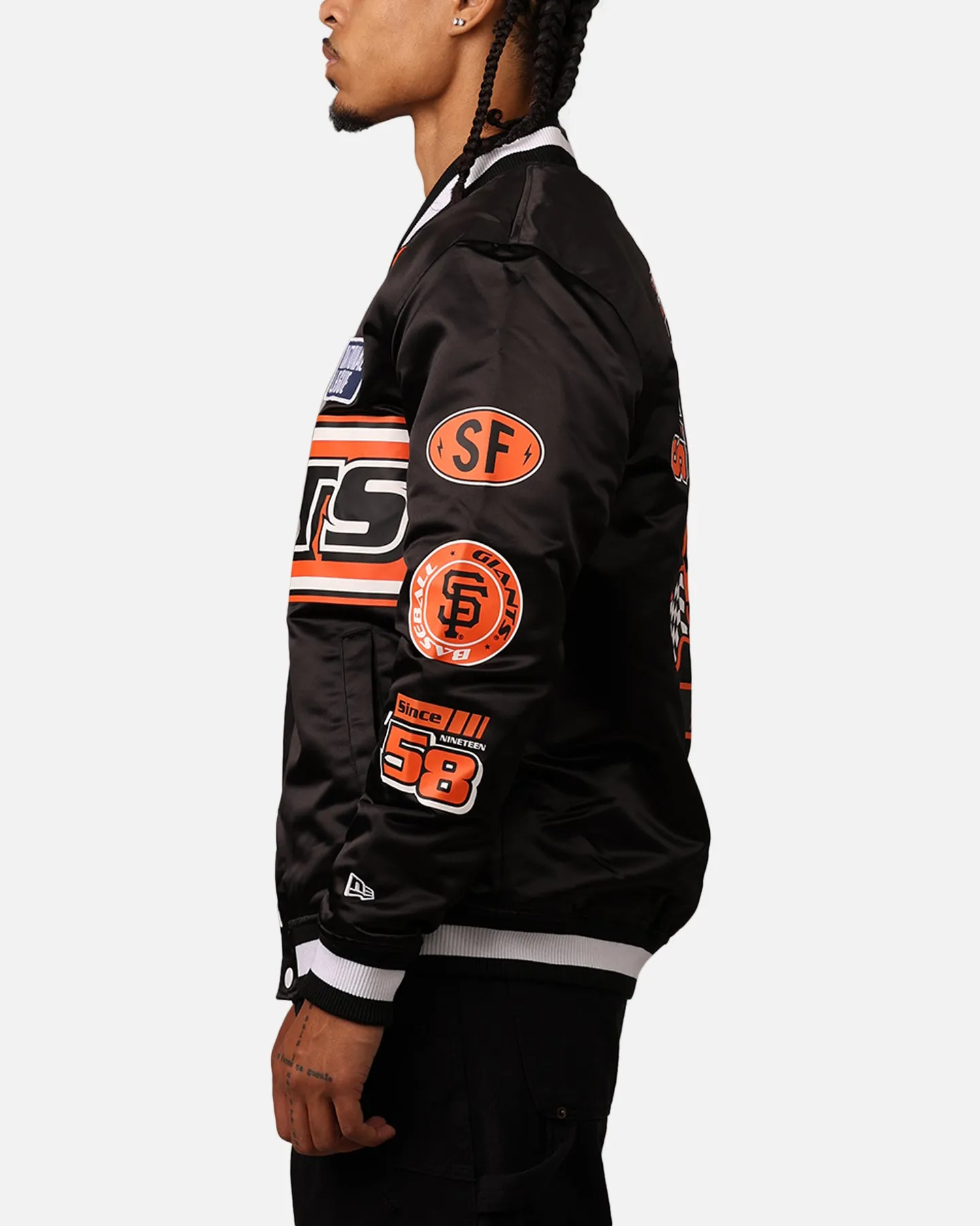 New Era San Francisco Giants 2024 Rally Drive Jacket Black/White