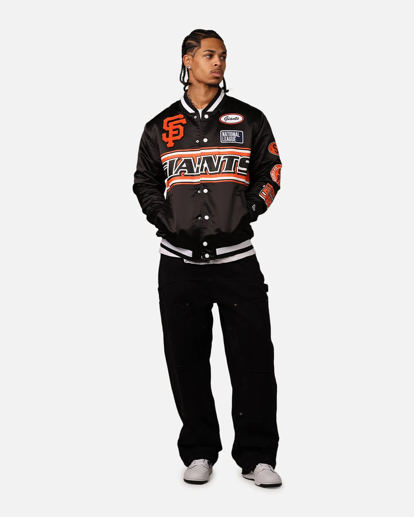 New Era San Francisco Giants 2024 Rally Drive Jacket Black/White