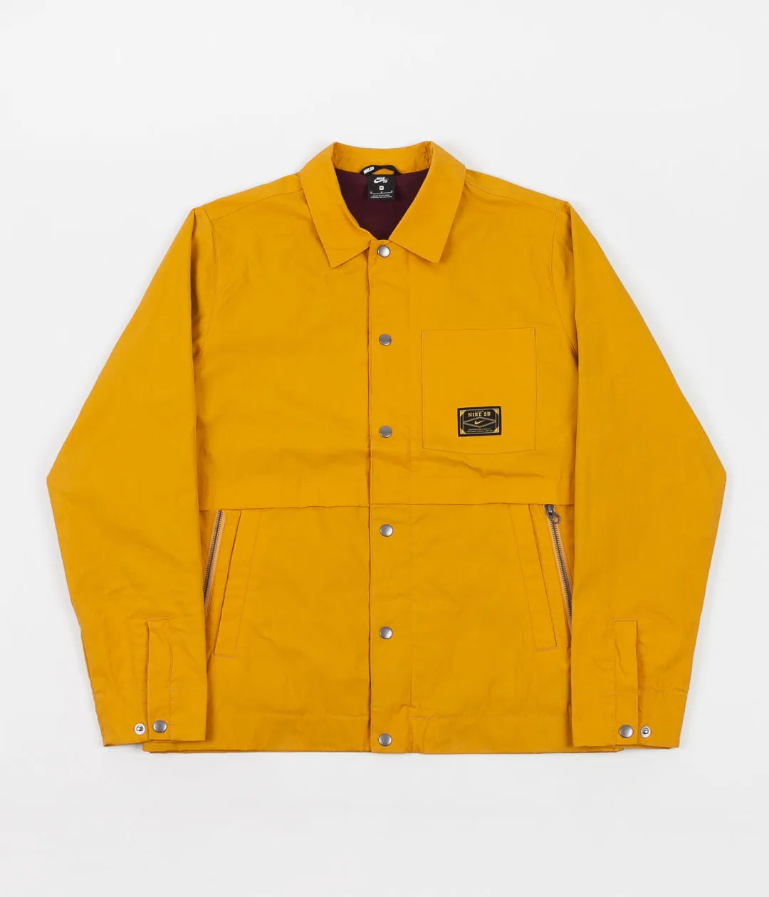 Nike SB Orange Label Jacket - Pollen Rise / Night Maroon