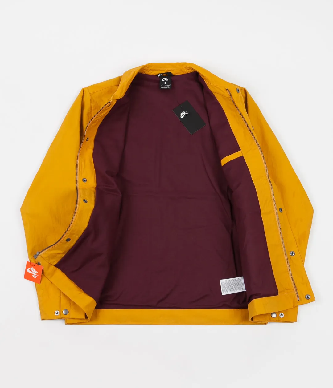 Nike SB Orange Label Jacket - Pollen Rise / Night Maroon