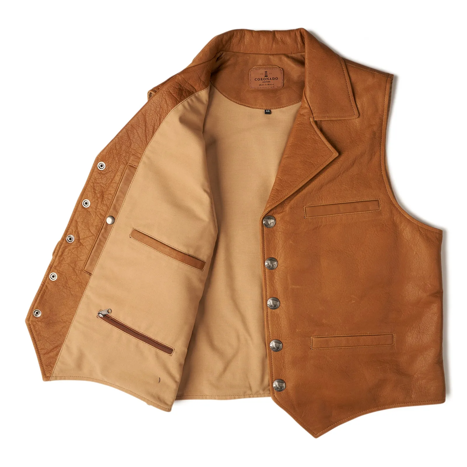 No.39 Classic Saddle Tan Ranchers Vest